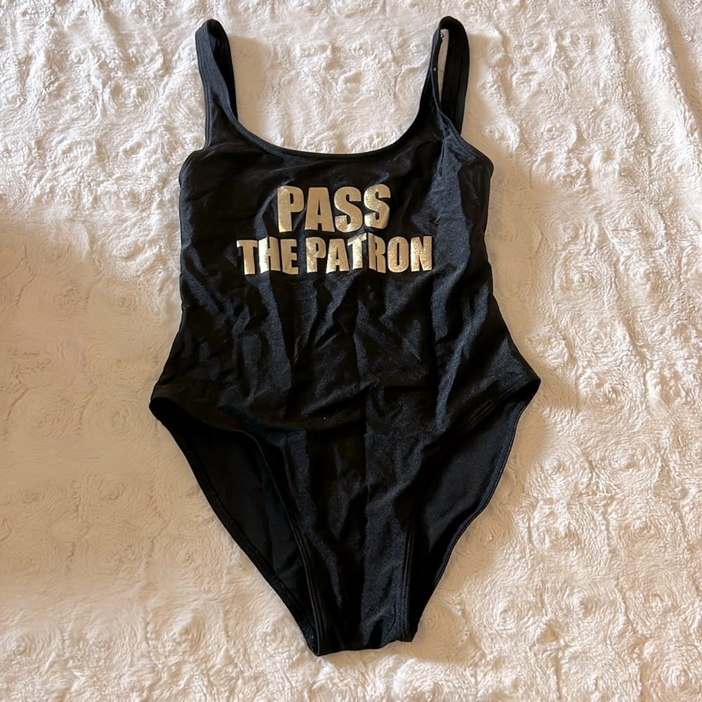 Pass the Patron One Piece Bikini